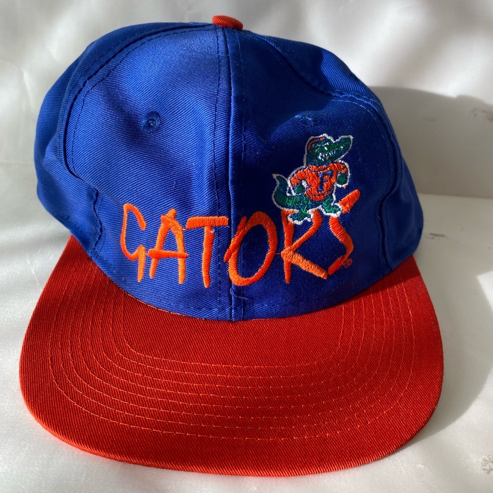 Vintage 90s University of Florida Gators Flat Brim Hat